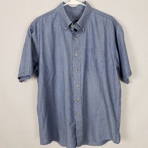 L.L. Bean Denim Short Sleeve Button Down.